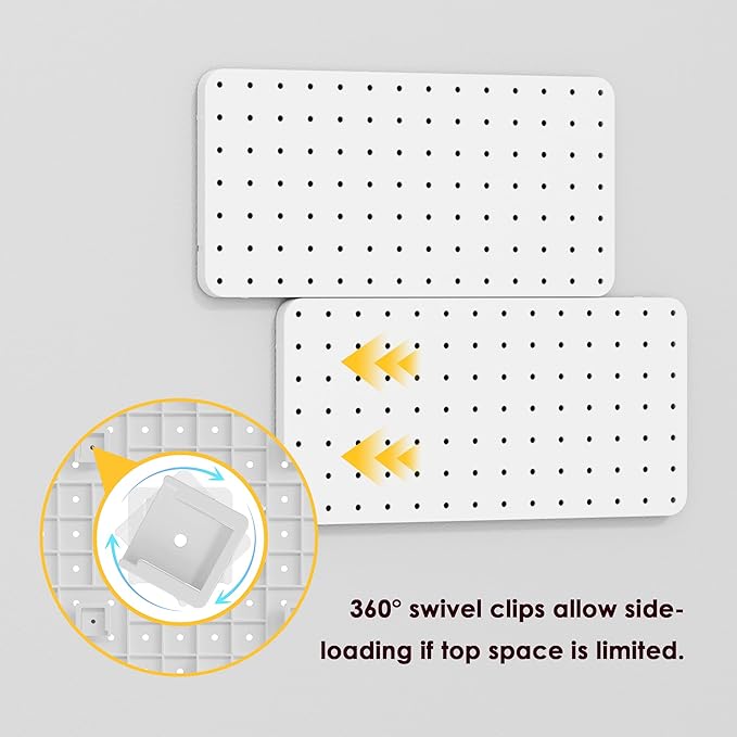 Pegboard Combination Kit - Pegboards and Accessories Modular Hanging for Wall Organizer, Crafts Organization, Ornaments Displ
