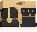 LASFIT Floor Mats & Cargo Liner with Backrest Mat for Chevrolet Chevy Equinox/GMC Terrain 2018-2024 (Not for Equinox EV 2024-2025), All Weather TPE Custom Fit Floor Mats Car Mats Full Set, Black