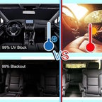 KMF 8pcs Full Window Sun Shades Custom Fit for Kia Sorento 2016-2020 Accessories, Sun Visor Privacy Car Window Covers Sunshade for Windshield Side Rear, UV Block and Blackout for Car Camping/Outdoor