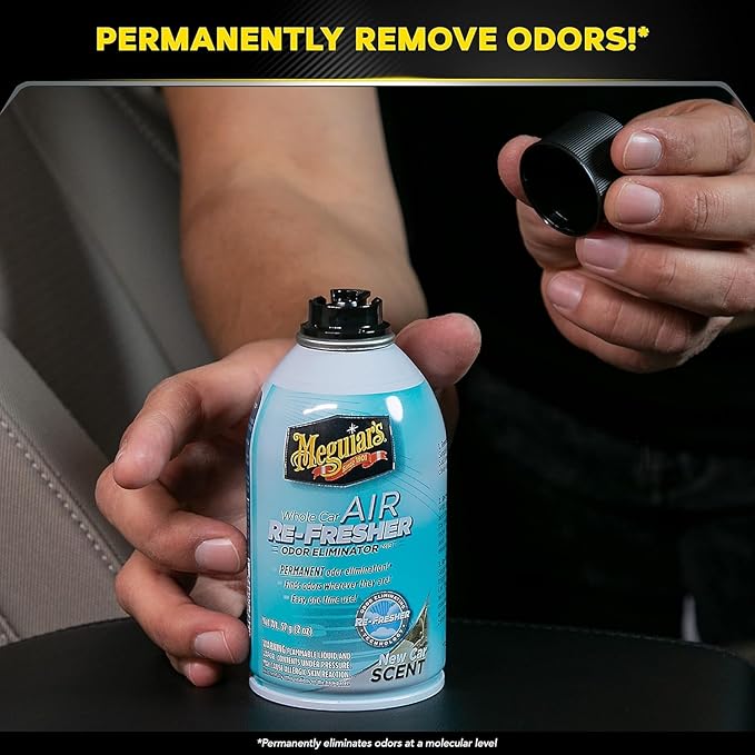 Meguiar's G16402 Whole Car Air Re-Fresher Odor Eliminator - 2.5 oz., (Pack of 6)