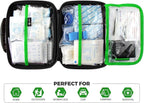 SHBC Waterproof First Aid Kit (228pcs) with All Basic or Advanced Supplies You Need. Suitable for Emergencies at Home or Outs