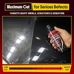Carfidant Heavy Cut Compound – Professional Car Scratch Remover for Deep Scratches, Sanding Marks & Oxidation – Cutting Polish for DA & Rotary Machines – Auto Paint Correction – 16 oz