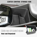 Center Console Organizer Compatible with 2024 2025 2026 Chevy Trax Armrest Storage Box and Center Console Middle Storage Tray Insert Secondary Interior Accessories