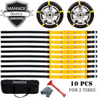 Snow Chains for SUV Car Anti Slip Adjustable Universal Emergency Thickening Anti Skid Tire Chain,Winter Driving Security Chai