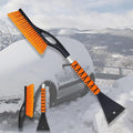 27'' Snow Brush and Ice Scrapers for Car Windshield, 2-in-1 Car Accessories Detachable Snow Ice Scraper and Brush with Foam Grip for Cars, Trucks, SUVs