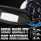 Sun Visor Mirror Covers and Base Replacement, Driver/Passenger Side Visor Vanity Mirror Housing Caps with Makeup Caps for Porsche 996/997-911 986/987 for Boxster for Cayman 1996-2010