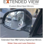 Blind Spot Mirrors- Compatible with BMW X6 Extended View X6 Series - 2 Piece Set (Left & Right)