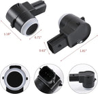 JDMSPEED Set of 4 Pcs Rear Bumper Backup Parking Sensor w/O-Ring Replacement for Chevrolet Cadillac GMC Chevy Saturn Buick Replaces 25961317 15239247 25961321 21995586 25962147 Parking Assist Sensors