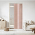Jilron Accordian Door Curtain, 100% Blackout Folding Magnetic Doorway Curtains,Linen Style Closet Doors,for Room Divider,Priv