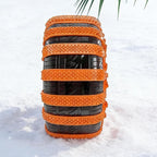 Snow Chains - Universal Non-Slip Portable Snow Traction | Car Winter Tire Traction Chain - for Vacation Holiday Travel Road T