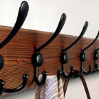 Large Coat Rack Wall Mount 38.6'' Rustic Wood Coat Rack Hook Long Coat Hooks Wall Mount Farmhouse Wall Hooks for Hanging Coat