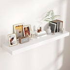 Floating Shelves for Wall, 48 Inch Wide x 12 Inch Deep Floating Shelves, Long Wood Floating Wall Shelf Shelves for Living Roo