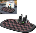 Wuyaoyao Multifunction Car Anti-Slip Mat Auto Phone Holder, PVC Car Dashboard Non-Slip Pad Phone Mount with Temporary Parking