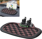 Wuyaoyao Multifunction Car Anti-Slip Mat Auto Phone Holder, PVC Car Dashboard Non-Slip Pad Phone Mount with Temporary Parking