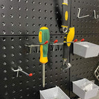 Wallmaster Pegboard Organizer Garage Storage - 48pcs Pegboard Hooks Set, Pegboard Tool Organizer with 48x24 Inch Steel Peg Bo