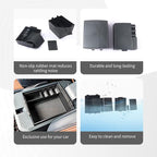 CDEFG for 2022 2023 2024 2025 2026 Ford Maverick Center Console Organizer Tray for 2022-2026 Maverick Armrest Trays Storage B