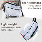 U+U 8 Set Compression Packing Cubes - Ultralight Travel Organizers with Laundry Bag and Cosmetic Bag, Space-Saving Suitcase O