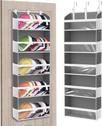 KYEVIS Holds 60 Caps Over the Door Hat Organizer for Baseball Caps,5-Tier Large Capacity Hat Rack Storage for Closet Door, Cl
