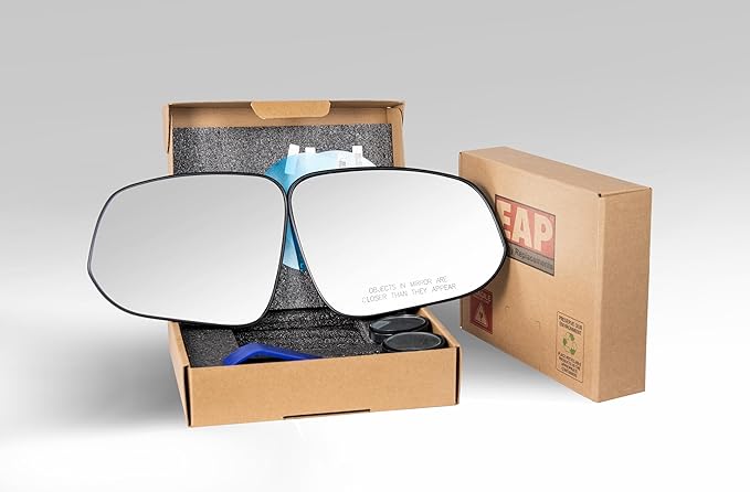 EAP Pair of Passenger & Driver Side Mirror Glasses Compatible with Toyota RAV4 2013-2025, 4runner 2014-2024, Tacoma 2016-2025, Heated