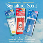 Vacation Air Freshener Variety Pack, 6 Exclusive Summer Scents, Includes Classic Lotion, Chardonnay Oil, After Sun Gel, Class