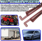 2PCS Car Seat Gap Filler Organizer, No-Drop Seat Gap Storage Box Inserts with Phone Holder, Storage Plug Stopper Fill Gap Between Seat and Console, Universal Car Accessories for SUV Truck (Brown)