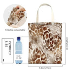Cute Car Trash Can, Hanging Canvas Car Back Seat Organizer and Storage Bag, Funny Car Trash Bag For Travelling, Outdoor Cute Brown Leopard Pattern