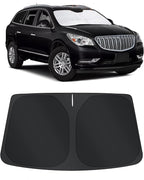 TINGLU Sun Shade for Buick Enclave 2010-2017 Accessories Windshield Sun Shade Window Shade UV Rays Protection Sun Visor Cover with Steering Wheel Sunshade Storage Bag