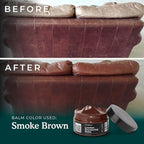 Clyde's™ Recoloring Balm | Non-Toxic Material Dye & Restorer for Furniture, Car Seats, & More | 23 Colors (Smoke Brown, 50ML)
