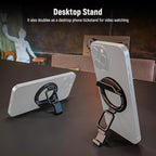 NEEWER Foldable Continuity Camera Mount with Cold Shoe for MagSafe iPhone 15 Pro Max 14 13 12 MacBook Air 13" M1, MacBook Air 2018-2020, MacBook Pro 13" M1/M2, MacBook Pro 13" 2017-2020, PA031