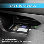 EDBETOS Pathfinder Lower Organizer Tray Compatible with Nissan Pathfinder 2022 2023 2024 2025 2026 S/SV/SL/Rock Creek/Platinum Accessories Floor Center Console Armrest Insert Tray Storage Box