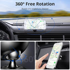 SYNCWIRE Magnetic Car Phone Holder for Dashboard, Cell Phone Car Kits, 360° Adjustable Magnet Cell Phone Mount Compatible with iPhone, Samsung, LG, GPS, Mini Tablet and More