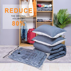GONGSHI Vacuum Storage Bags, Space Saver Seal Bags For Clothing, Blankets, Comforters, Pillows, Clothes Storage,Travel Luggag