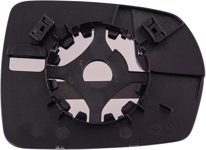TRQ Driver Side Mirror Glass with Backing Plate Spotter Compatible with 2015-2018 Ford Edge FO1324223 FT4Z17K707G