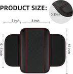 NBTEPEM 10 Pcs Car Floor Mats Full Set Car Accessories, Microfiber Leather Steering Wheel Covers 14.5-15 inch, Center Console
