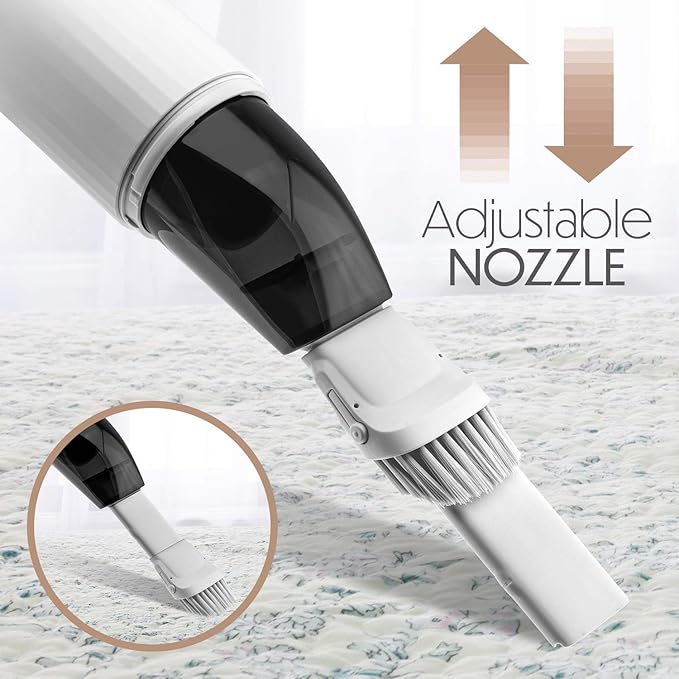 STARUMENT Portable Hand Vacuum Cleaner Handheld Cordless Cleaner for Dust Pet Hair Dirt, Home, Car Interior, Lightweight, Eas