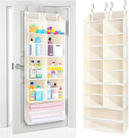 ULG Over the Door Organizer, 5-Tier Extra Large Hanging Storage with 10 Mesh Pockets, 100 lbs Capacity, Heavy Duty Door Organ