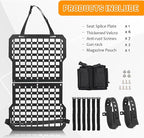 Truck Gun Rack Molle Seat Back Organizer Gun Holder Molle Panel with Magazine Pouch for Vehicles Tactical Truck Mount Panels