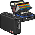 COLCASE Fireproof Document Box with Lock, Hard Fireproof Waterproof Box Creative Hard-Shell Design Fireproof Safe Box Documen