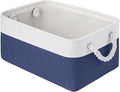 Storage Baskets for Shelves 13.8x9.8x6.7 Inch, Foldable Fabric Storage Bins with Handles, Small Storage Baskets for Organizin