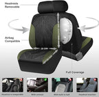 CAR PASS Waterproof Car Seat Covers Front Seats Covers Neoprene Wetsuit, All-Weather Non-Slip Durable,Universal Fit for SUV S