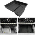 for 2Pcs Center Console Organizer Tray ABS Materials& TPE Wirless Mats Storage Box Compatible with 2024-2026 GMC Acadia (Elevation/AT4) - Only Compatible with Console Without Cover