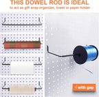 G.CORE Pegboard Organizer Accessories 18 Pack, Peg Board Hooks Assortment Organizer Accessory, Various Tools Storage Arrange 