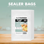 Avid Armor Vacuum Sealer Bags 200 Quart 8x12" For Food Saver, Commercial Grade, BPA Free, Heavy Duty, Pre-cut, for Vac Storag
