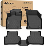 Nilight TPE Floor Mats for Volkswagen VW Golf GTI Golf R 2022 2023 2024 2025, All Weather Custom Fit Heavy Duty Floor Liners