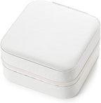 5pack/PU Leather Travel Jewelry Case, Mini Jewelry Box, Small Jewelry Organizer Portable Display Jewelry Storage Case for Rin