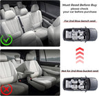 Auxko All Weather Floor Mats Fit for Jeep Grand Cherokee L 7 Seat(2nd Row Bench Seat) 2021-2025 2026 TPE Rubber Liners Accessories All Season Guard Odorless 3 Row Black