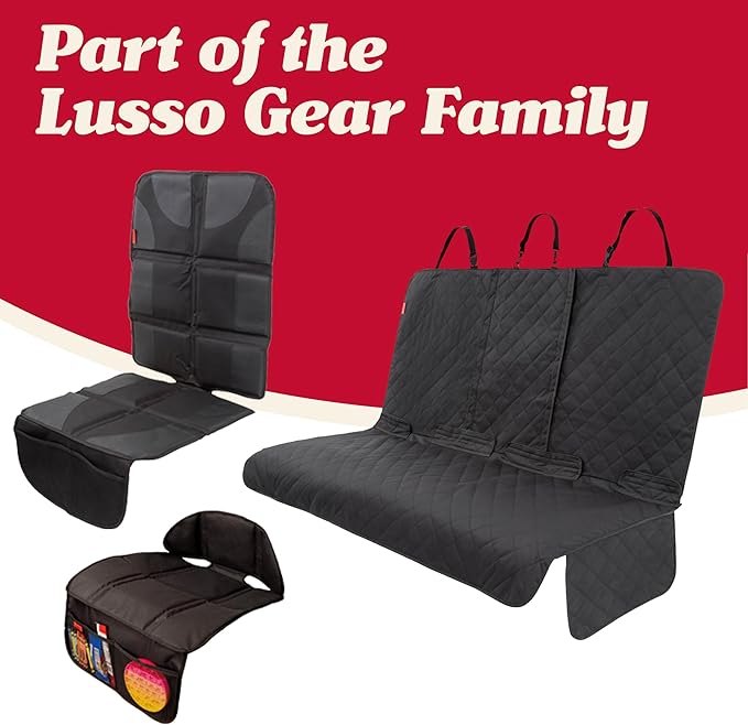 Lusso Gear Car Seat Gap Filler (2 Pack) - Stop Dropping Between Seats - Universal Fit for Car, Truck, SUV - Block the Gap between Seat Console