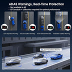 Avylet 4K/2.5K+1080P Dash Cam Front and Rear, 5G WiFi APP Dash Camera for Cars with 64GB Card, ADAS Lane Assist, 2.7”IPS Scre