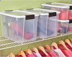 Sterilite 18-Pack Ultra Latching Box, Storage Bins with Lids, Clear Plastic, 30 Quart - Heavy-Duty Organizing Containers for 