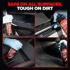 Carfidant Interior Cleaner – Removes Stains & Deep Cleans Car Seats, Leather, Fabric, Upholstery, Plastic, Dashboard & More -